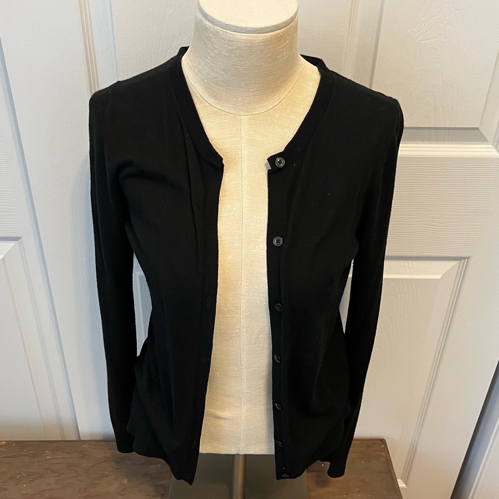 Black cardigan from Loft